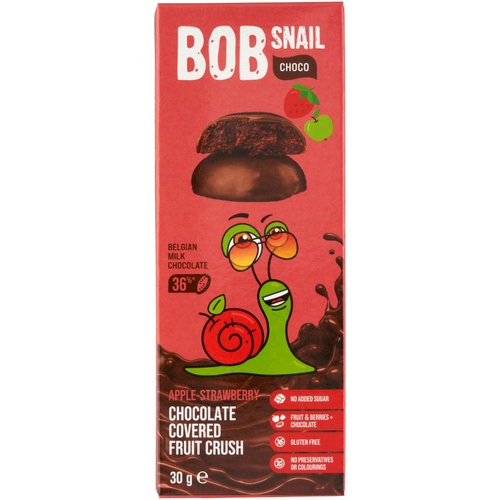 Bob-Snail Gy. snack tejcsok alma-eper 30g