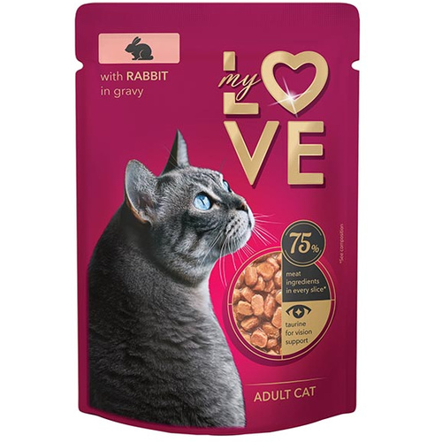 My Love alut.macskáknak Nyúlhússal 85g