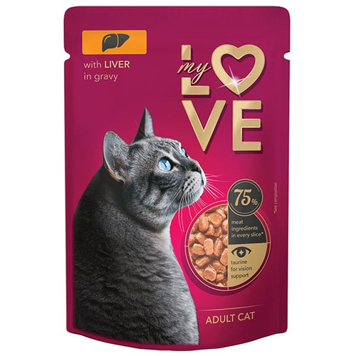 My Love alut.macskáknak Májjal 85g