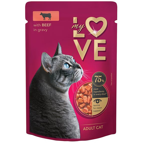 My Love alut.macskáknak Marhával 85g