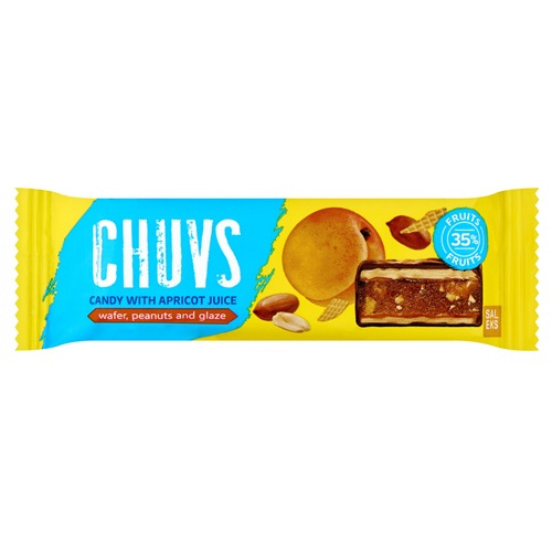 CHUVS gyümölcsszelet sárgabarack 30g