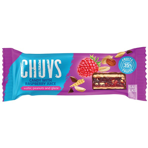 CHUVS gyümölcsszelet málna 30g