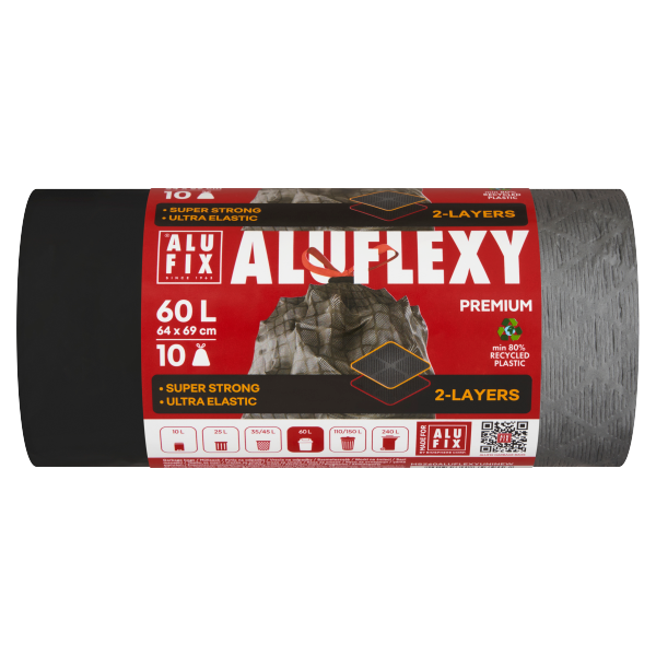 Aluflexy Szemeteszsák 60 l/10 db