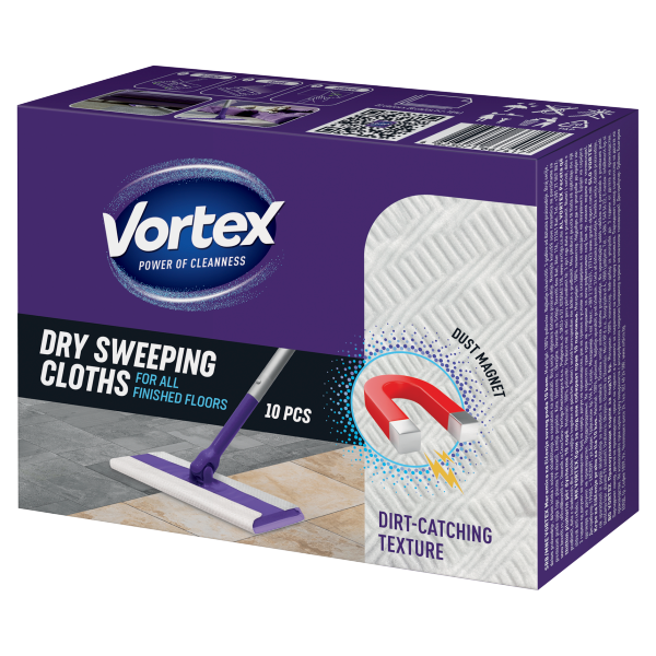 Vortex száraz törlőkendő 10db