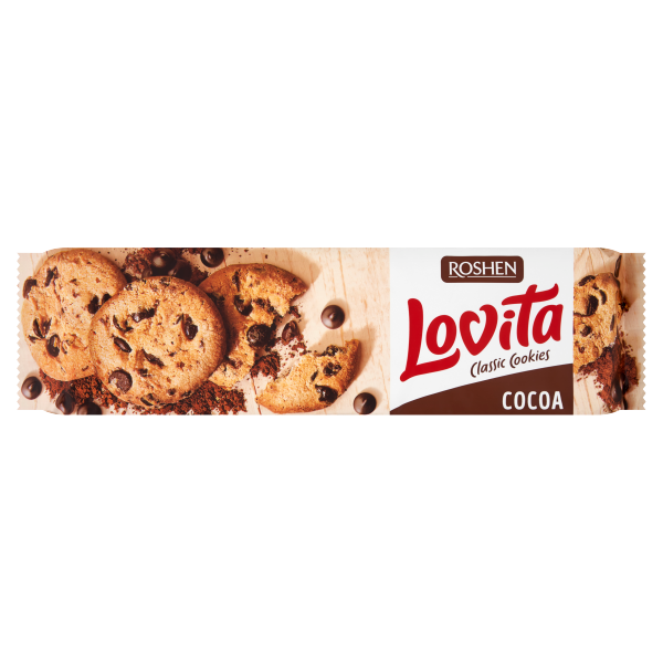 Lovita Classic Cookies kakaó darabos 150g