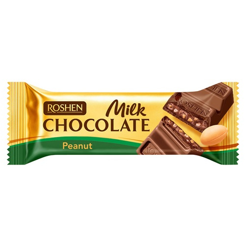 Roshen tejcsok szelet földimogyo 29g /30/