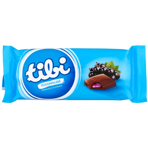 Tibi Táblás Feketeribizilis tejcsokoládé 90g