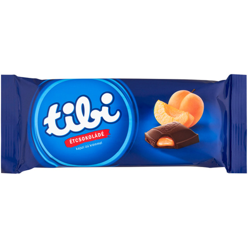 Tibi Táblás Kajszikrémes étcsokoládé 90g