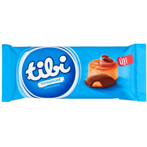 Tibi tejcsokoládé karamell töltelékkel 87g