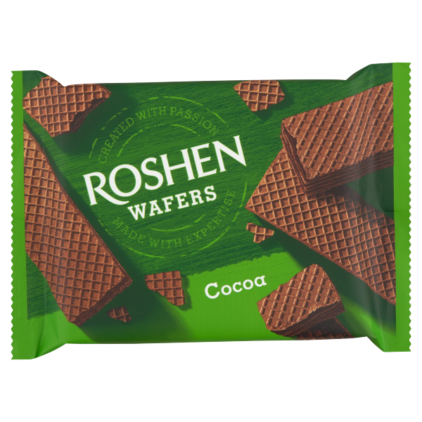 Roshen Wafers kakaós-csokoládés ostya 72g /22/