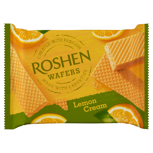 Roshen Wafers Citrom ízesítésű ostya 72g