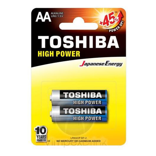 Toshiba alkáli elem LR6 BP2 AA/2db