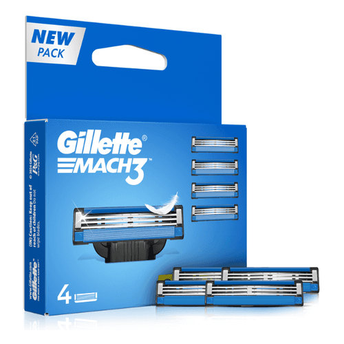 Gillette Mach3 borotvabetét 4db-os (kék)