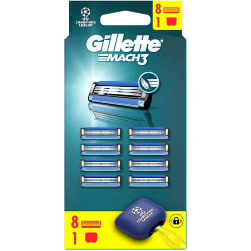 Gillette Mach3 borotvabetét 8db-os (kék)