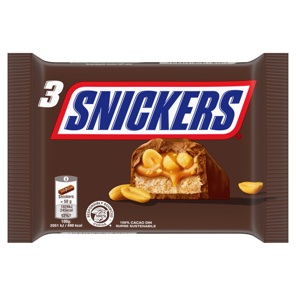 SNICKERS multipack 150g 3-as csomag