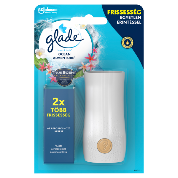 Glade Touch&Fresh készülék Ocean Adventure 1+1utt.