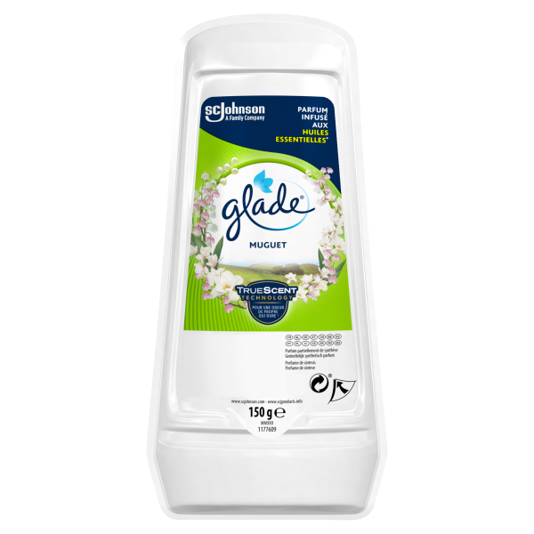 Glade Légfrissítő zselé 150g Gyöngyvirág