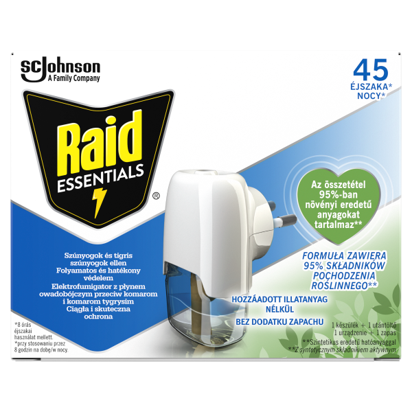 Raid elektr.párologtató kész. 27ml Essent.