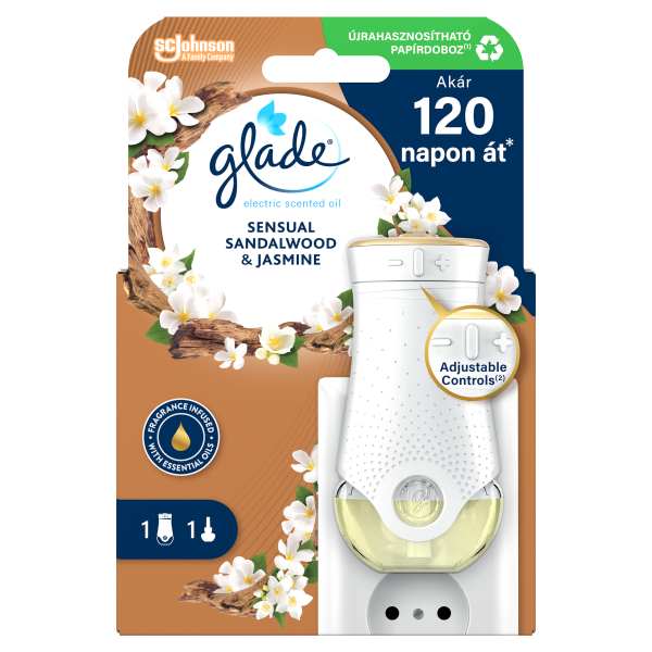 Glade el.kész.1+1ut 20ml Szantálfa & Jáz.
