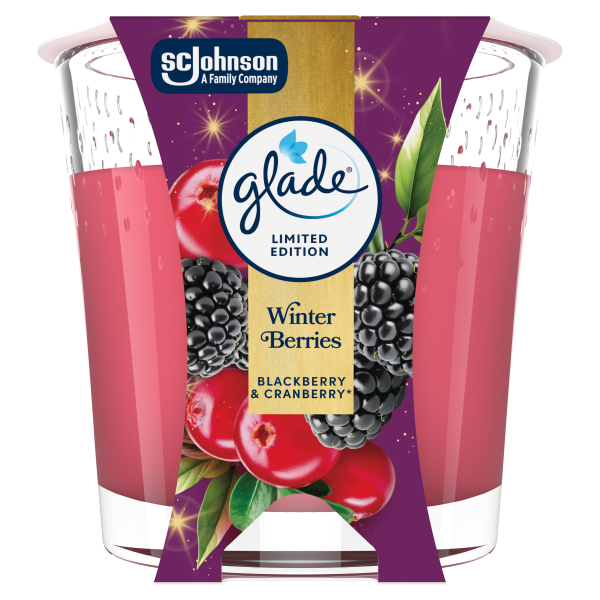 Glade illatgyertya 112g Winter Fire. Night