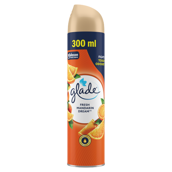 Glade Aerosol 300ml Fresh Mandarin