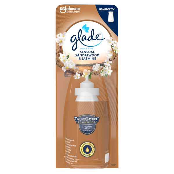 Glade S&S utt.18ml Szantálfa & Jázmin