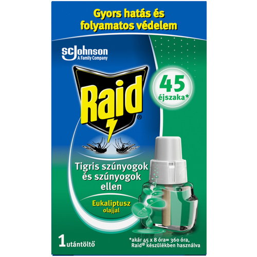 Raid El. párologtató után Eukaliptusz 45éj.