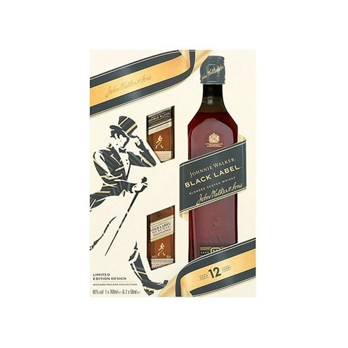 Johnnie Walker Black + 2x0.05 0.7
