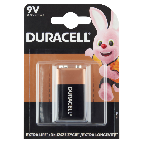 Duracell elem 1db basic 9V 6LP3146