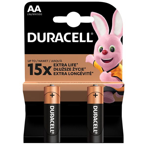 Duracell elem 2db basic AA