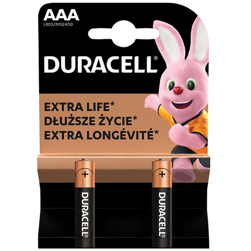 Duracell elem 2db basic AAA