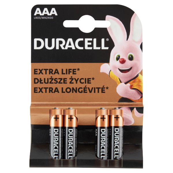 Duracell Basic AAA elem 4 db