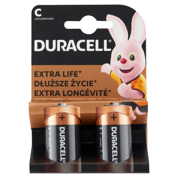 Duracell elem 2db basic C2 LR14