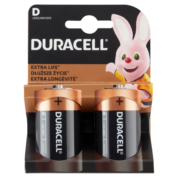 Duracell elem 2db basic LR20