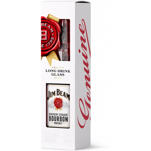Jim Beam + Pohár DD 0.7