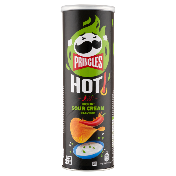Pringles HOT Kickin Sour Cream 160g/19/