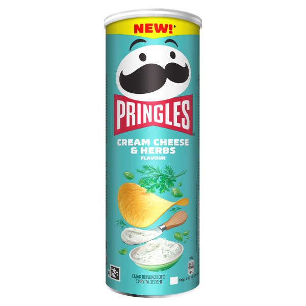 Pringles Cream Cheese & Herbs 165g