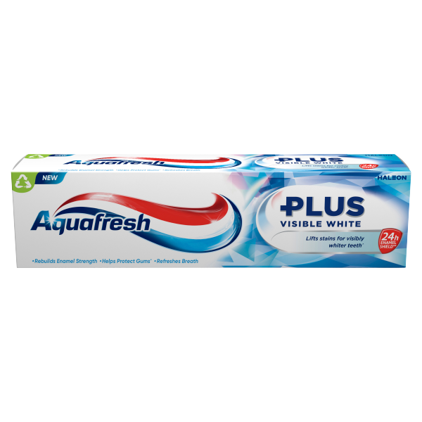 Aquafresh fogkrém 75ml Plus Visib. White