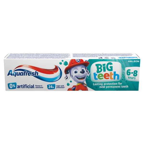Aquafresh Big Teeth fogkr 6-8 év 50ml