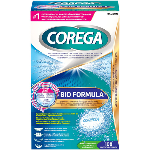 Corega BioForm. műfogsortiszt. tab. 108db