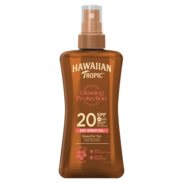 Hawaiian Tropic - Protct Dry Spry Oil SPF20 200ml