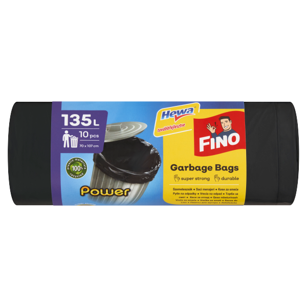 FINO Szemeteszsák POWER 135 liter 10 db