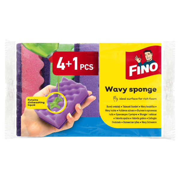 Fino Hullámos Szivacs 4db