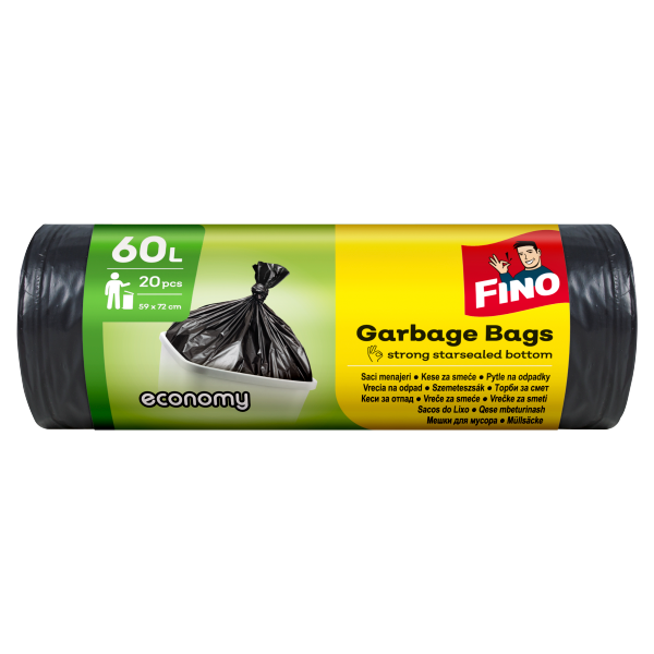 FINO Szemeteszsák ECONOMY 60l 20db