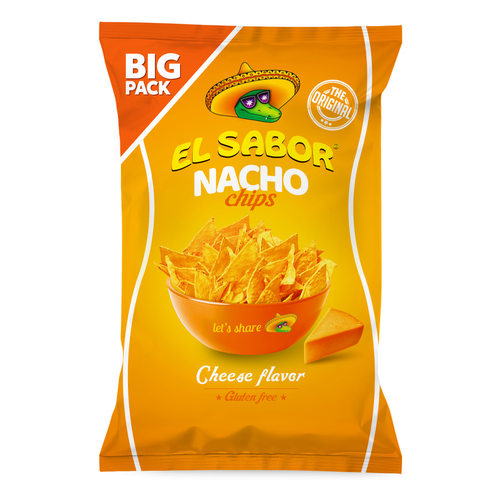 EL SABOR Nacho chips sajtos 180g