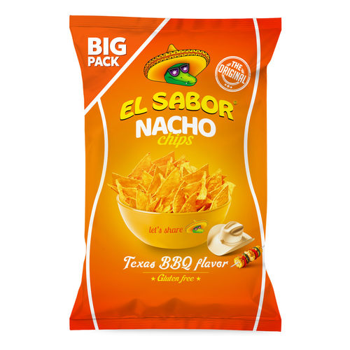 EL SABOR Nacho chips texas BBQ 180g
