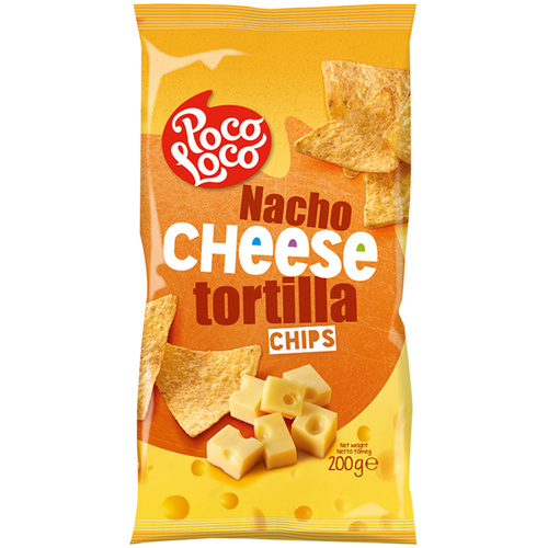Poco Loco Tortilla Chips Sajtos 200g