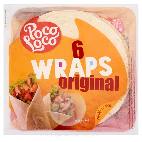Poco Loco lágy tortilla Wraps 370g