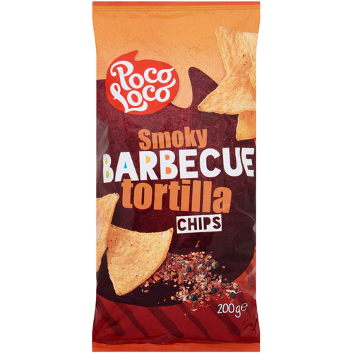 Poco Loco Tortilla Chips Barbecues 200g