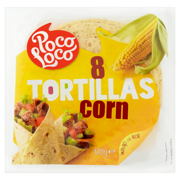 Poco Loco Kukoricás lágy tortilla 320g